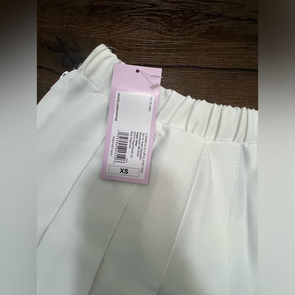 NWT Target Wild Fable Pleated White Mini Tennis Skirt - Picture 5 of 9